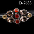 D-7633 - Multistone 925 Sterling Silver Ring / SIZE 6