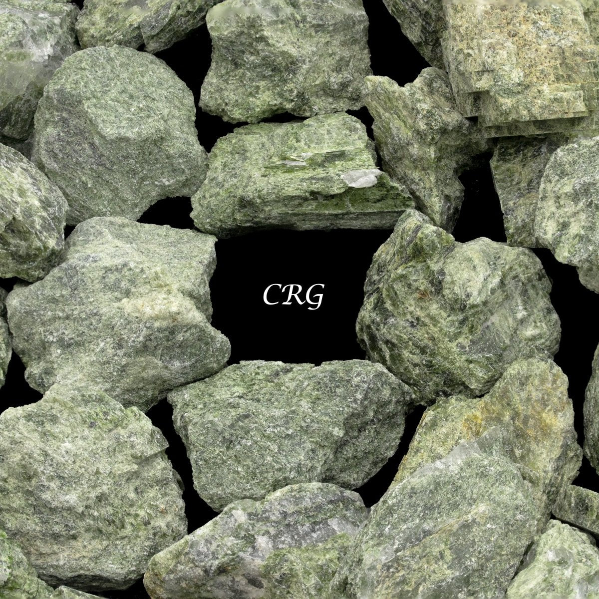 Rough Diopside / 1-2" AVG - 1 KILO LOT