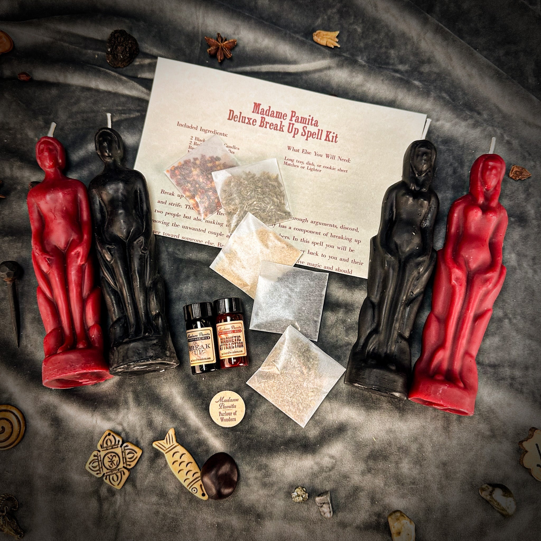 Deluxe Break Up Candle Spell Kit - Human/Female - Separation & Love Direction