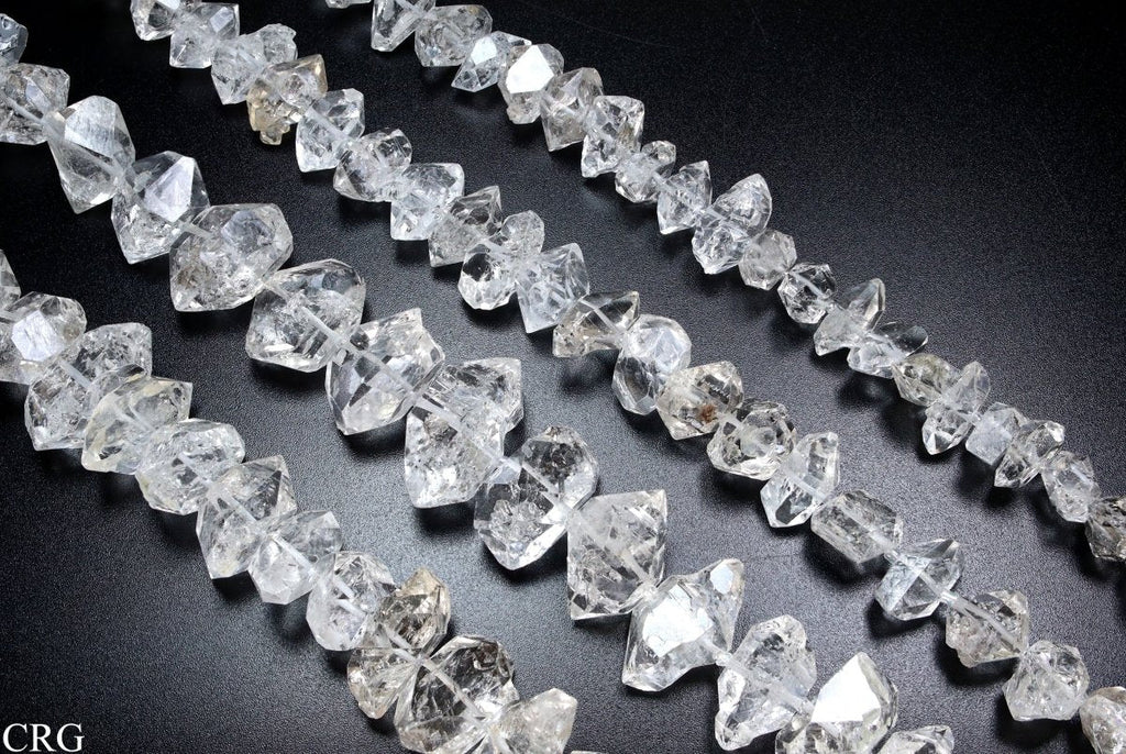 Diamond Quartz on Cord (16" long AVG) / Large 15-20 MM AVG