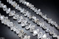 Diamond Quartz on Cord (16" long AVG) / Large 15-20 MM AVG