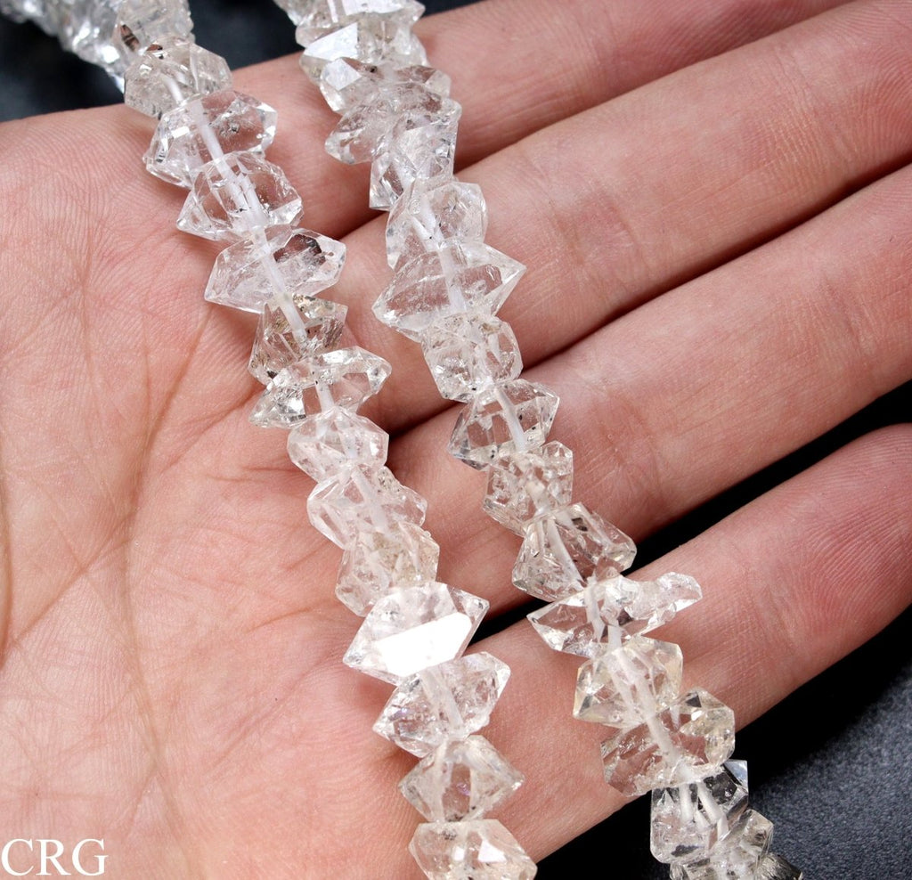 Diamond Quartz on Cord (16" long AVG) / Medium 13-17 MM AVG