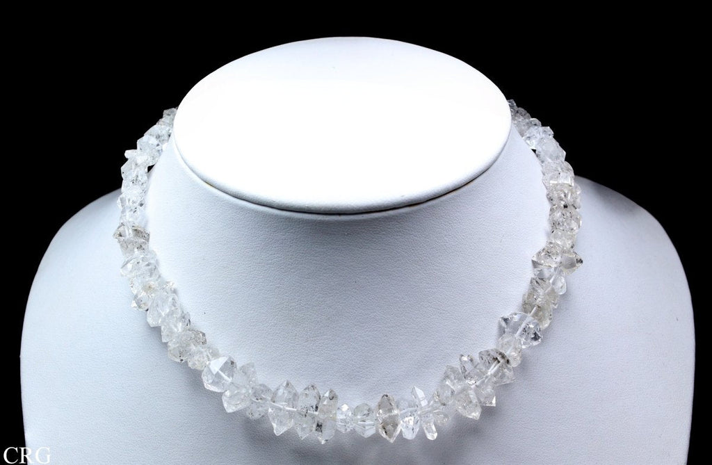 Diamond Quartz on Cord (16" long AVG) / Medium 13-17 MM AVG