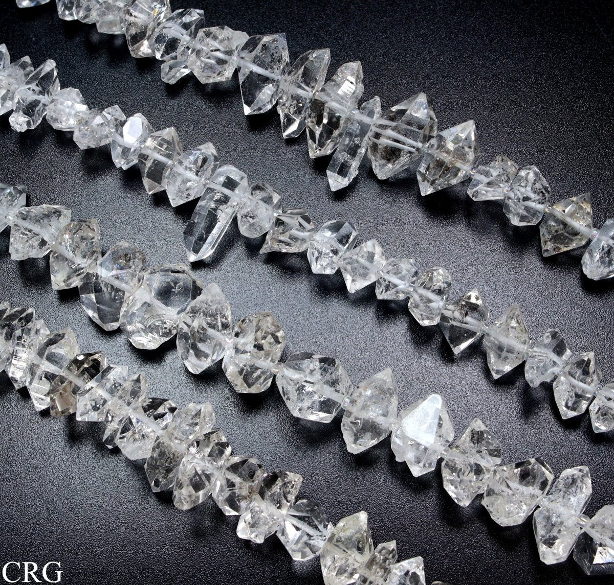 Diamond Quartz on Cord (16" long AVG) / Medium 13-17 MM AVG