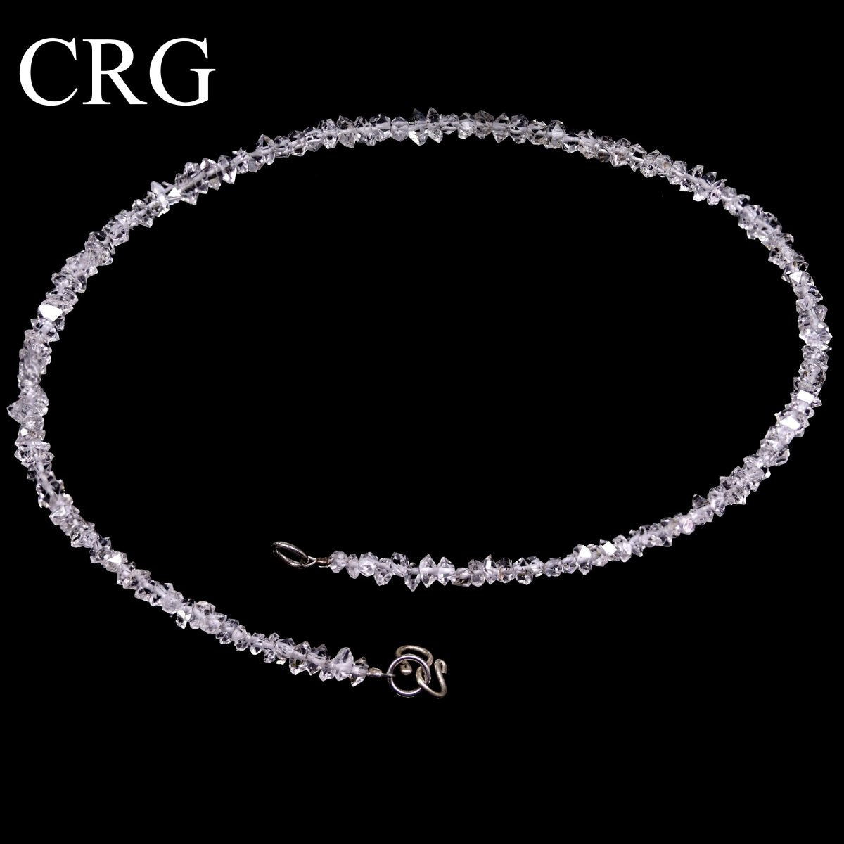Diamond Quartz (on string) from Pakistan / 3-5 mm avg.