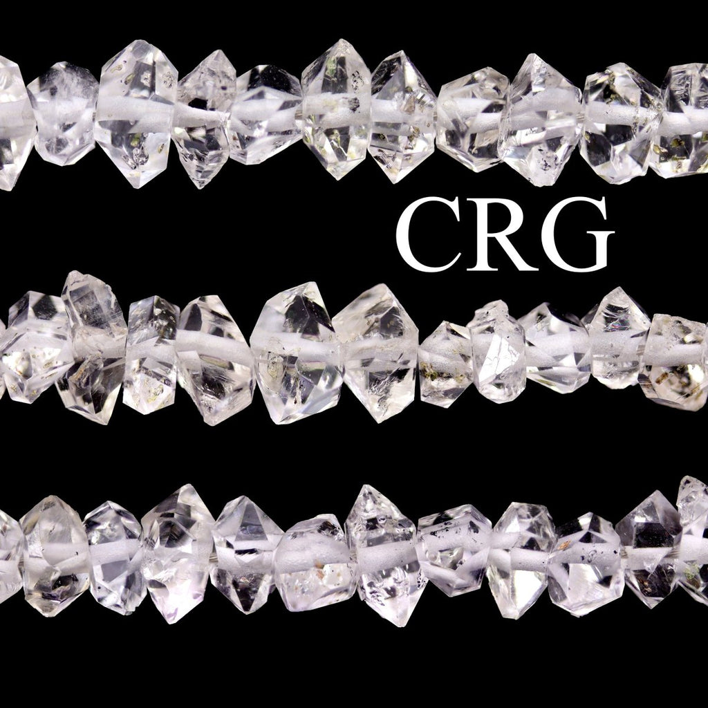 Diamond Quartz (on string) from Pakistan / 3-5 mm avg.