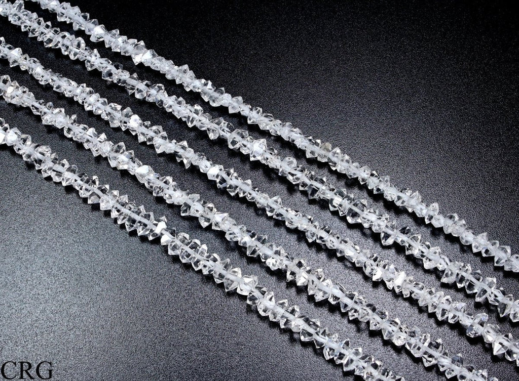 Diamond Quartz (on string) from Pakistan / 3-5 mm avg.