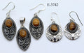 E-3742 Tiger's Eye 925 Sterling Silver Jewelry