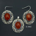 E-3882 Carnelian 925 Sterling Silver Jewelry