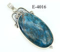 E-4016 Apatite 925 Sterling Silver Jewelry Pendant