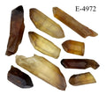 E-4972 Raw Natural Citrine Points 0.5-3.5in Avg 100 gram lot