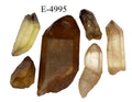 E-4995 Raw Natural Citrine Points 0.5-3.5in Avg 100 gram lot