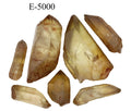 E-5000 Raw Natural Citrine Points 0.5-3.5in Avg 100 gram lot