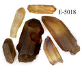 E-5018 Raw Natural Citrine Points 0.5-3.5in Avg 100 gram lot