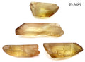 E-5689 Raw Natural Citrine Points 0.5-3.5in Avg 100 gram lot