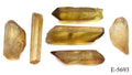 E-5693 Raw Natural Citrine Points 0.5-3.5in Avg 100 gram lot