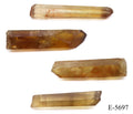 E-5697 Raw Natural Citrine Points 0.5-3.5in Avg 100 gram lot