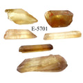 E-5701 Raw Natural Citrine Points 0.5-3.5in Avg 100 gram lot