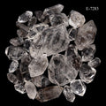 E-7283 Carbon Quartz Double Terminated Crystals - 20 gram lot