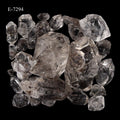 E-7294 Carbon Quartz Double Terminated Crystals - 20 gram lot