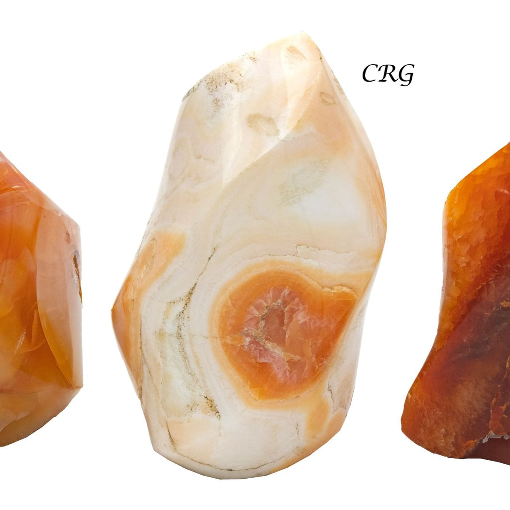 Mini Carnelian Agate Flames / 30-60mm AVG - 1 LB. LOT