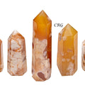 Flower Agate Towers / 3-6" AVG - 1 KILO LOT