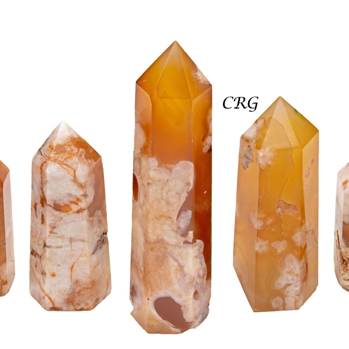Flower Agate Towers / 3-6" AVG - 1 KILO LOT