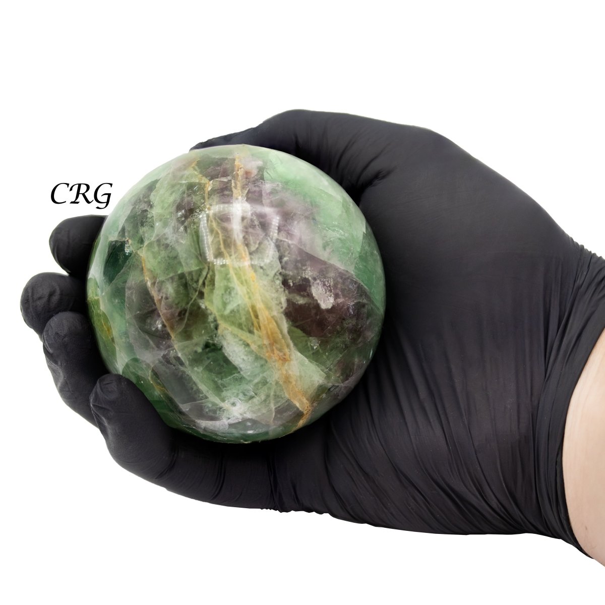5 KILO LOT - Mixed A-B Grade Multi-Color Fluorite Spheres / 40-80mm AVG