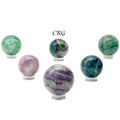 5 Kilo Lot. Multicolor Fluorite Spheres A Grade