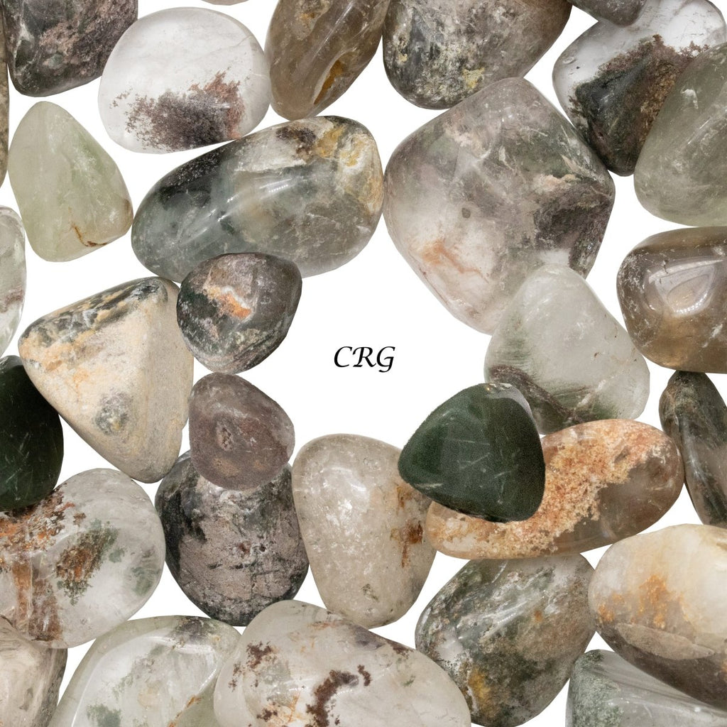 Tumbled Garden Quartz / B Grade / 1" AVG - 1 LB. LOT
