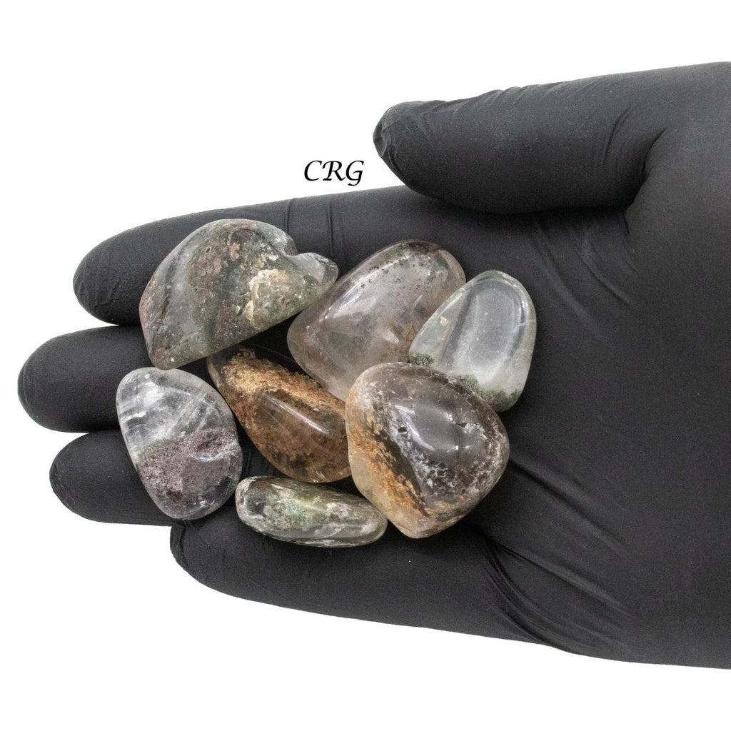 Tumbled Garden Quartz / B Grade / 1" AVG - 1 LB. LOT