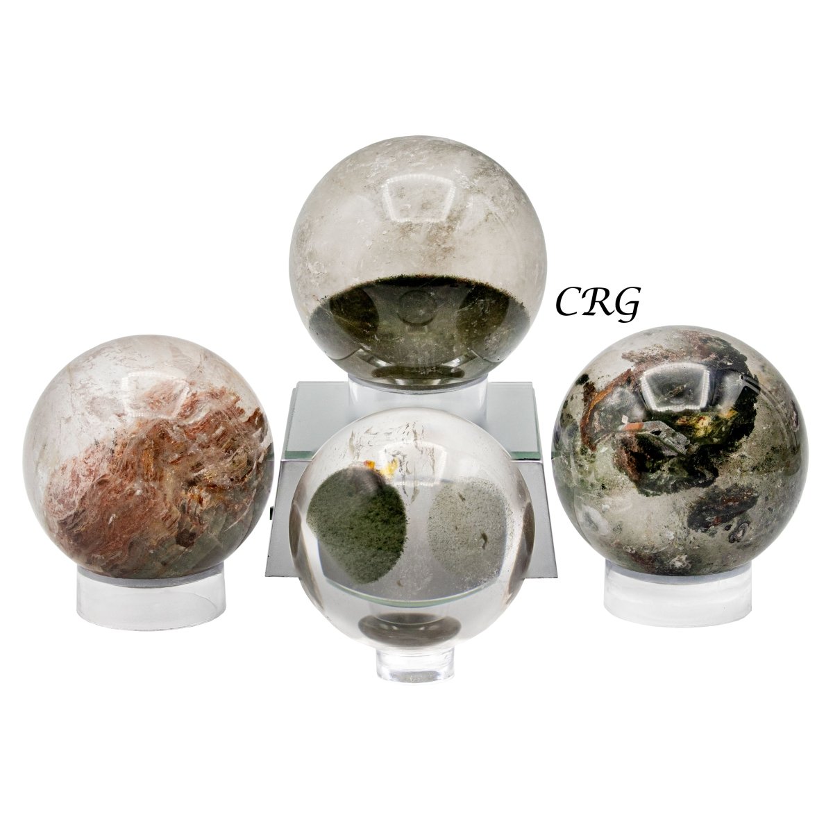 Garden Quartz Spheres 50 to 75mm (2 Kilo)
