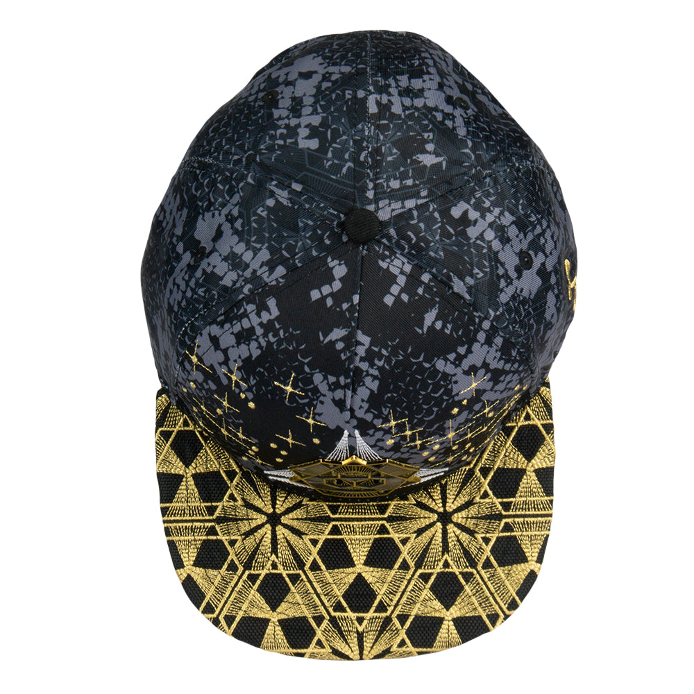 Celestial Serpent V2 Black Snapback Hat