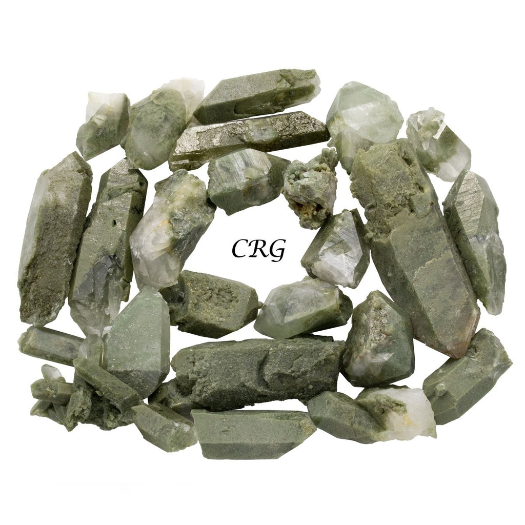 8oz. Chlorite Quartz Points