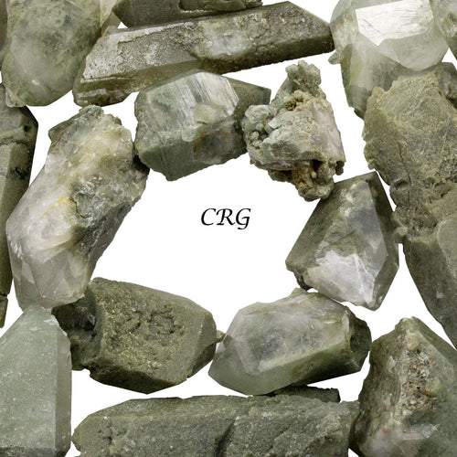 8oz. Chlorite Quartz Points