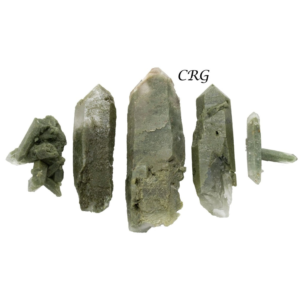 8oz. Chlorite Quartz Points