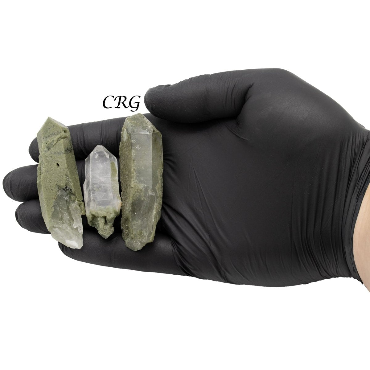 8oz. Chlorite Quartz Points