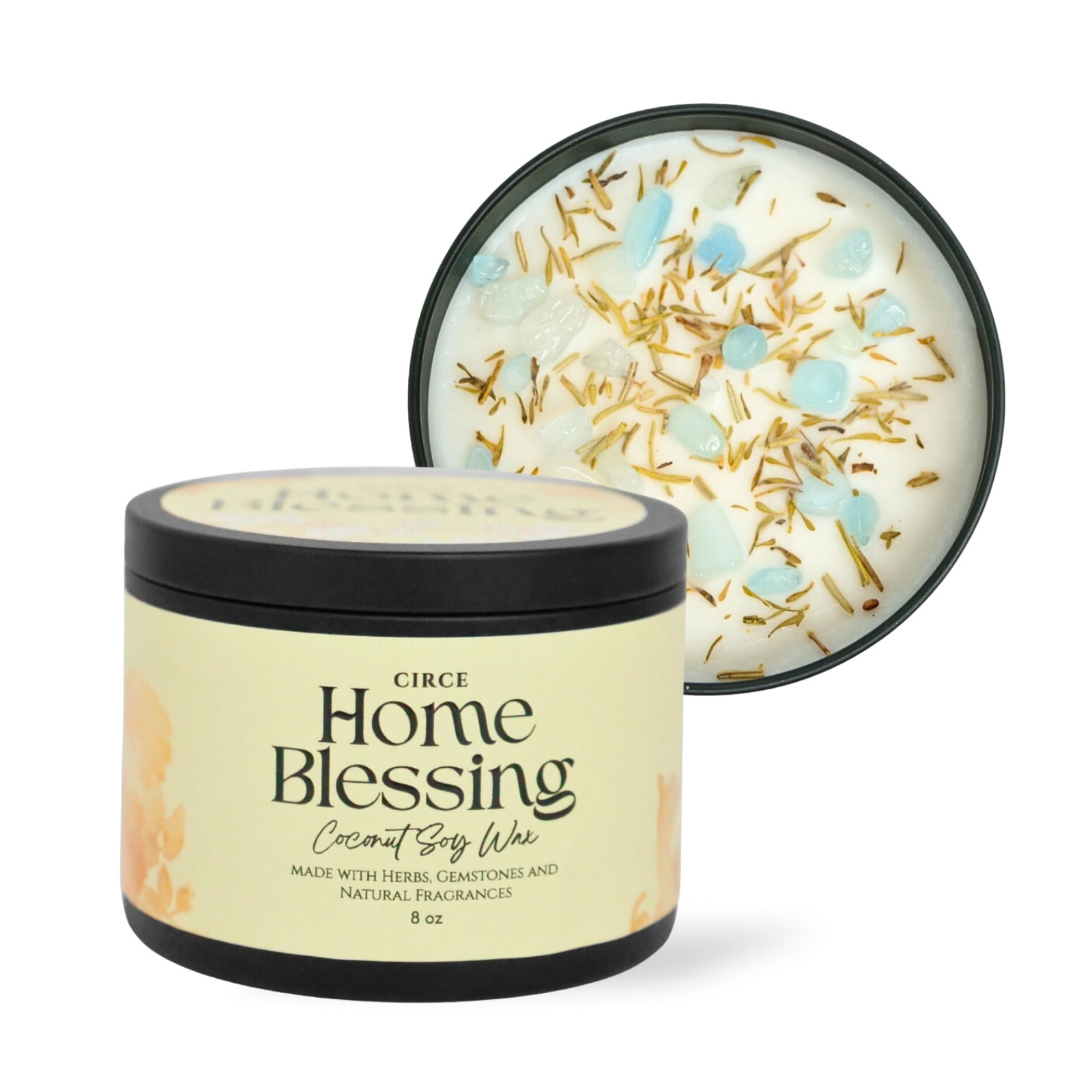 Home Blessing Candle — 8‑oz Harmony & Protection