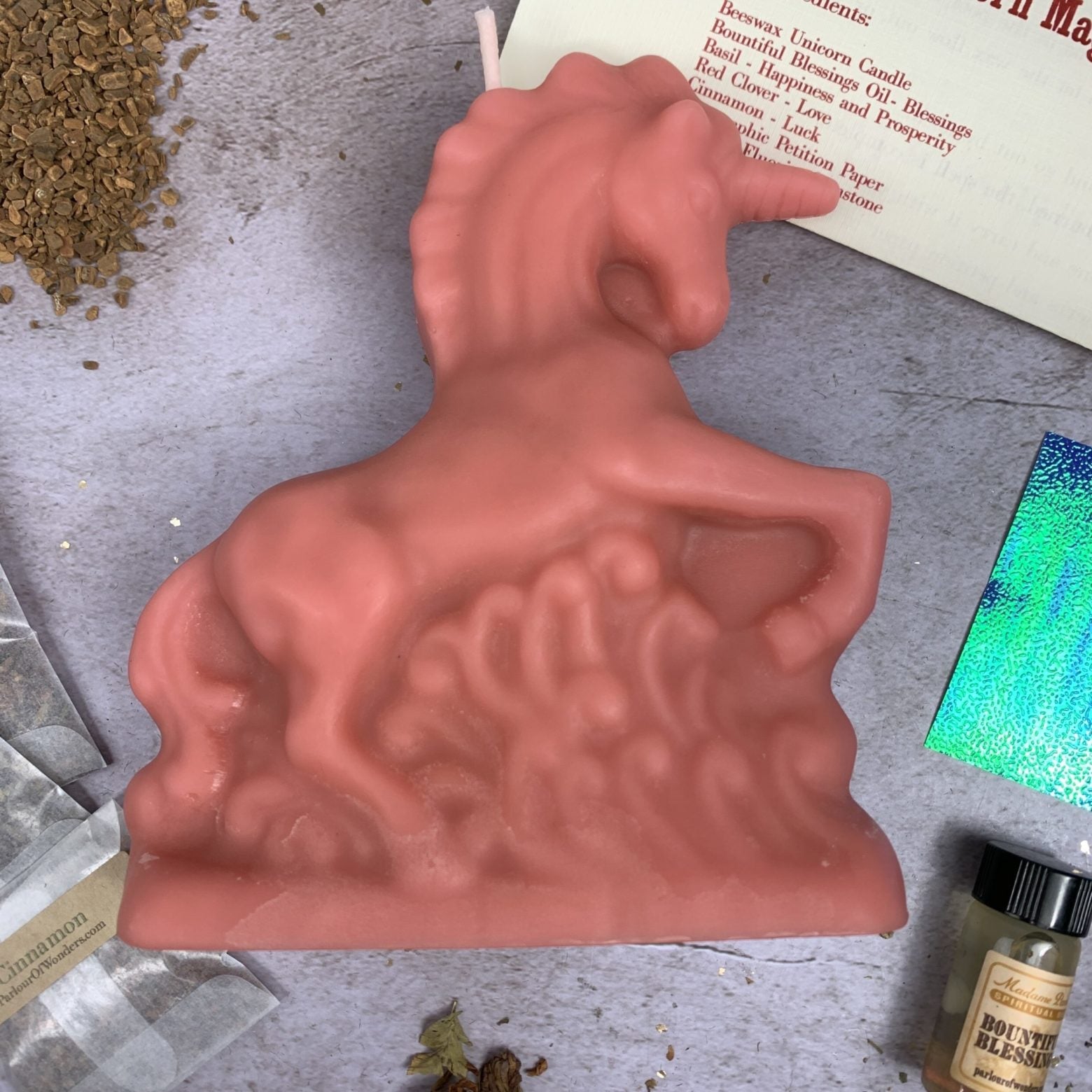 Unicorn Magic Candle Spell Kit - Manifestation & Wishes