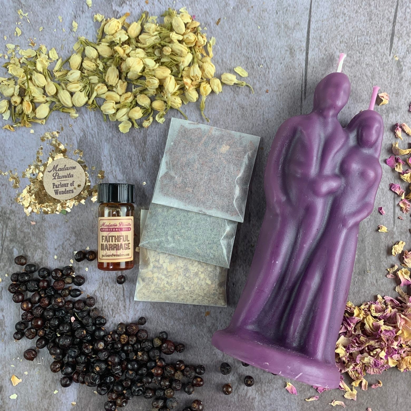 Happy Marriage Candle Spell Kit - Commitment & Union