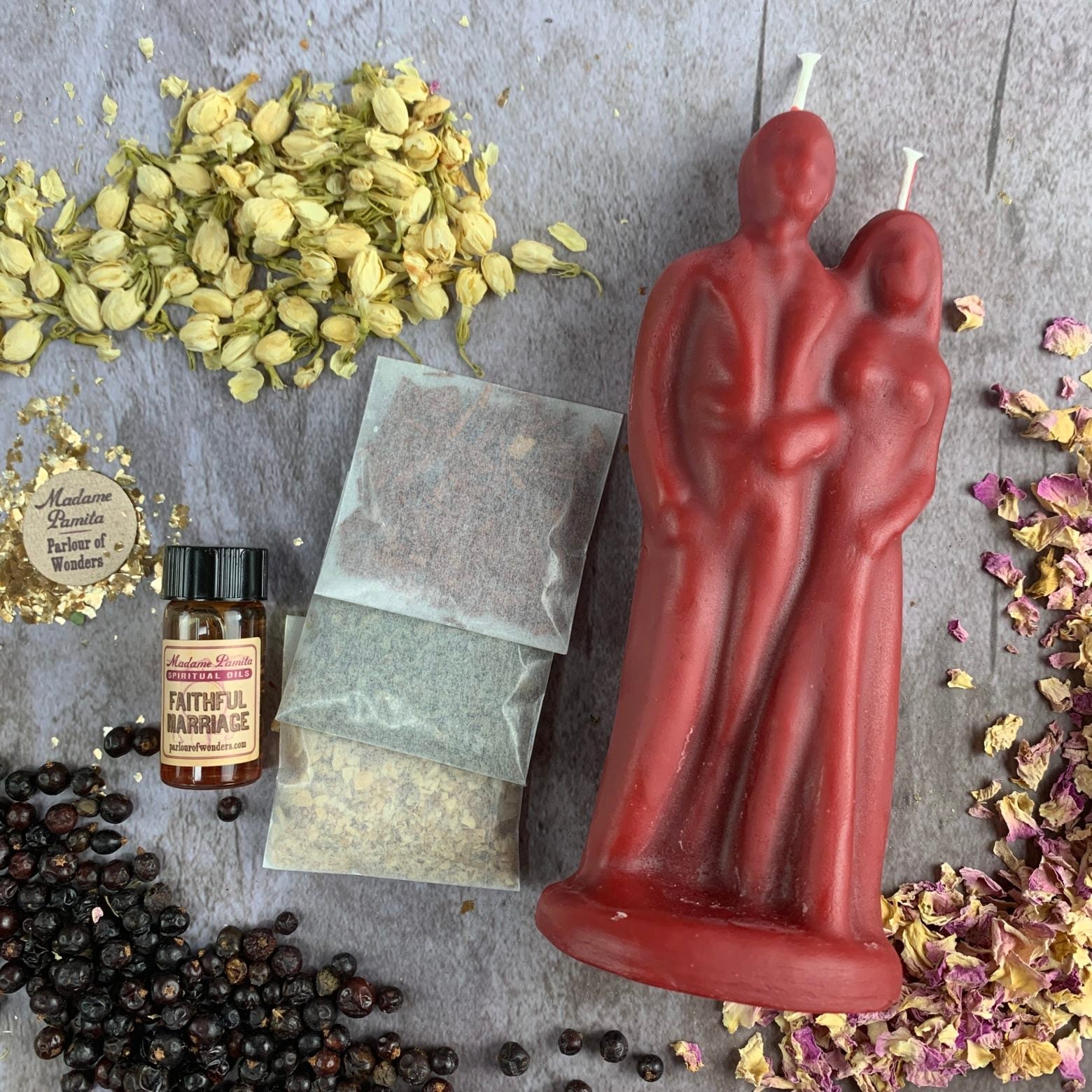 Happy Marriage Candle Spell Kit - Commitment & Union