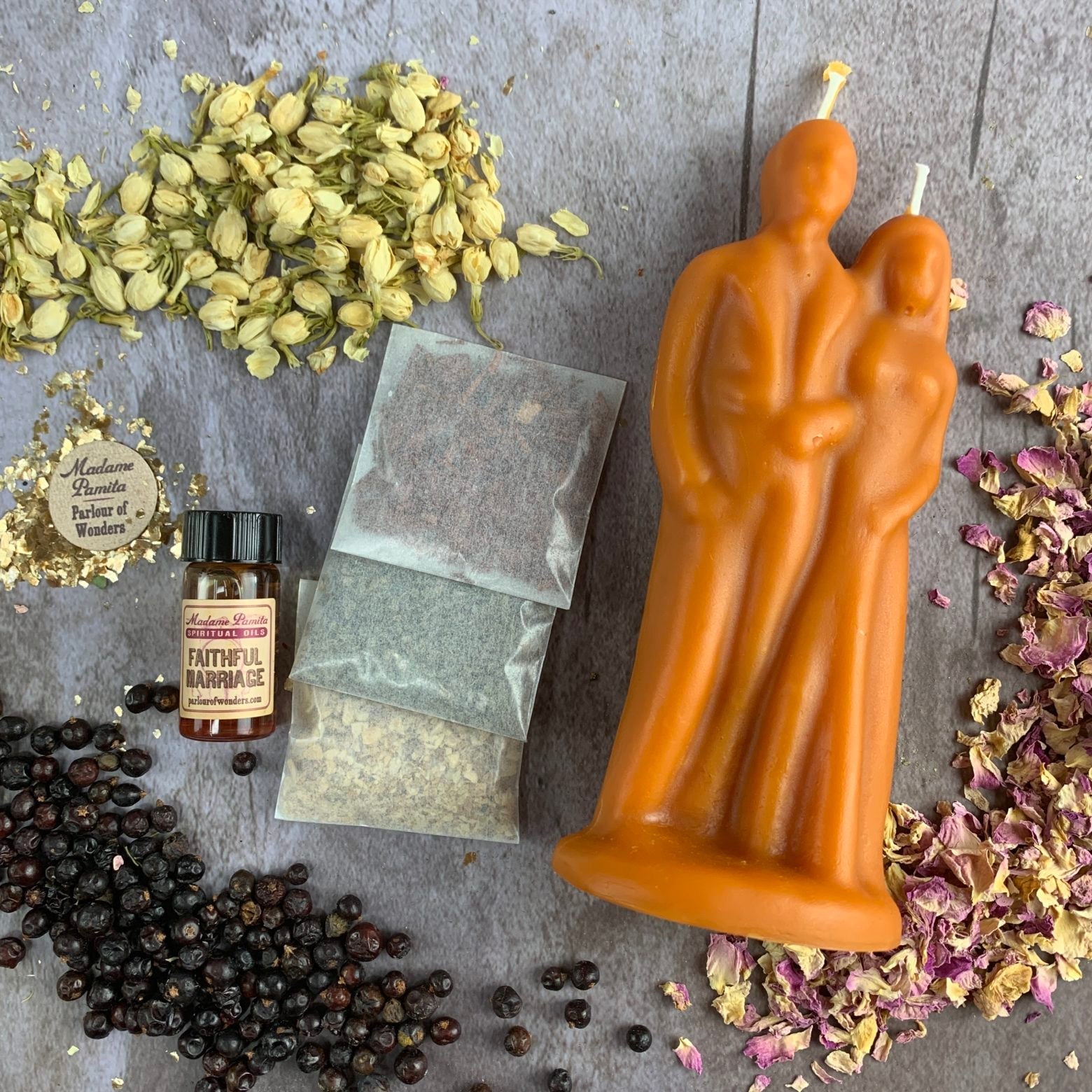 Happy Marriage Candle Spell Kit - Commitment & Union