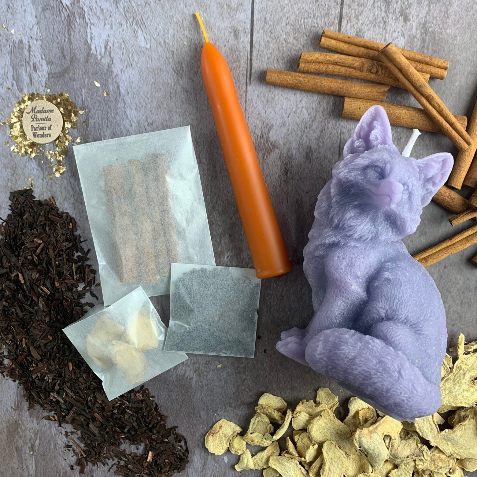 Fast Fox Candle Spell Kit - Quick Results & Cunning