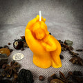 Beeswax Mother and Child Spell Candle - Protection, Fertility & Family Blessing