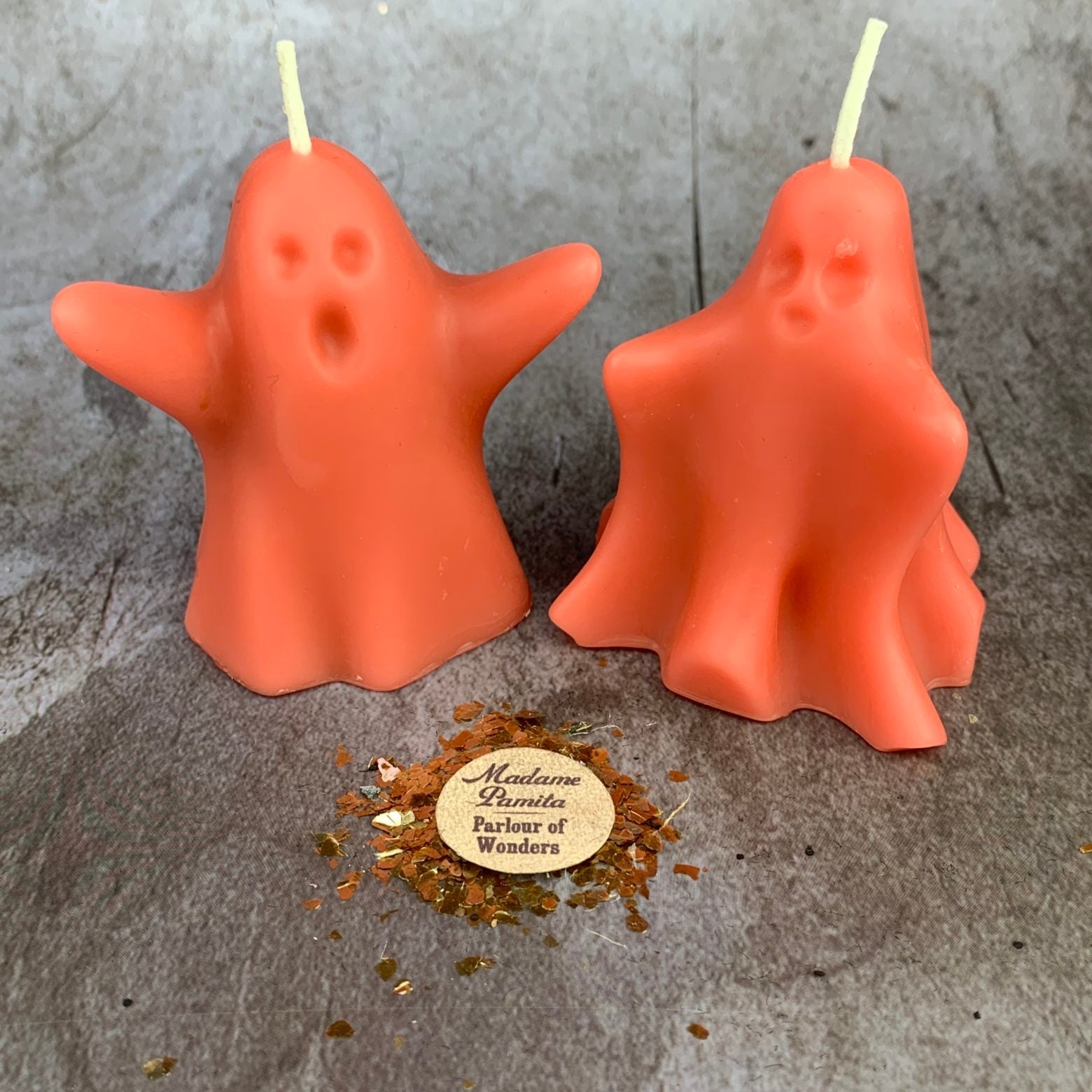 Beeswax Wishing Ghosts Spell Candle Set - Spirit Guide & Ancestor Magic