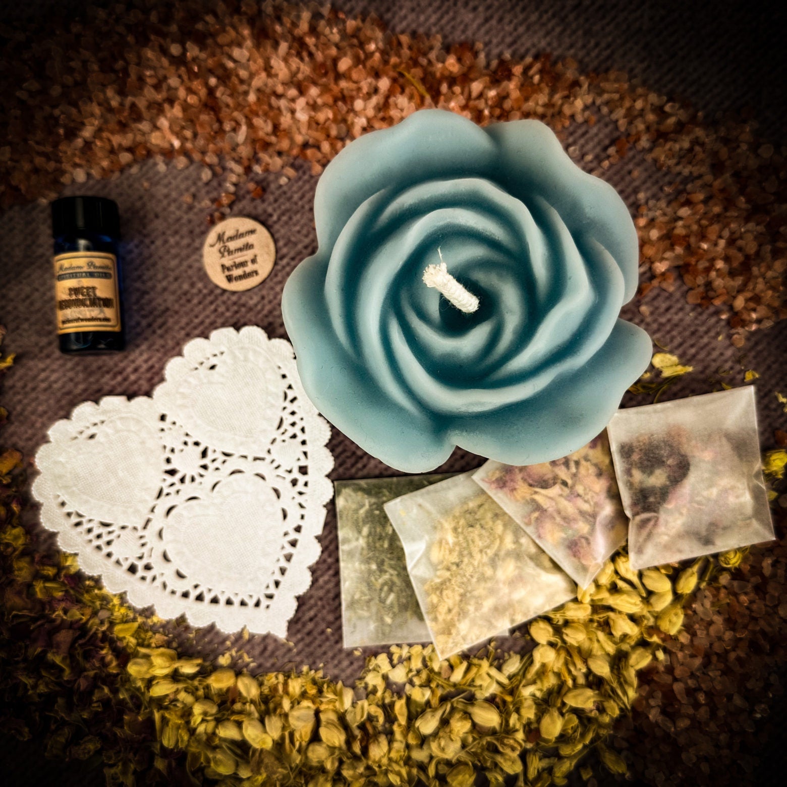 Rose Romance Candle Spell Kit - Love & Romance