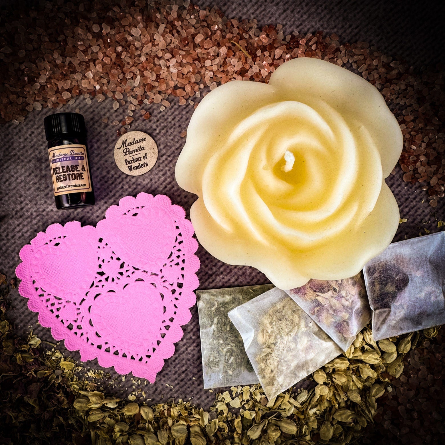 Rose Romance Candle Spell Kit - Love & Romance