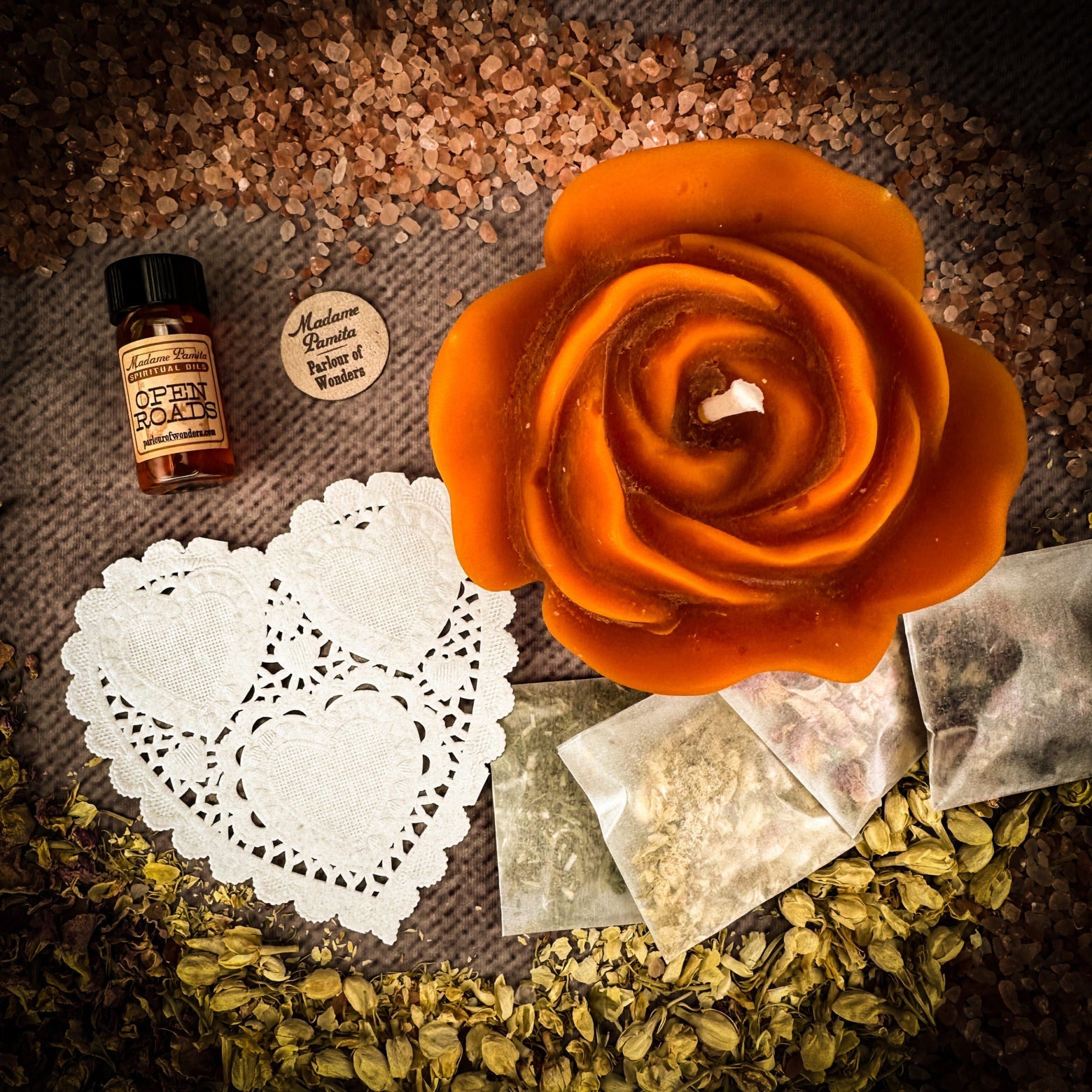 Rose Romance Candle Spell Kit - Love & Romance