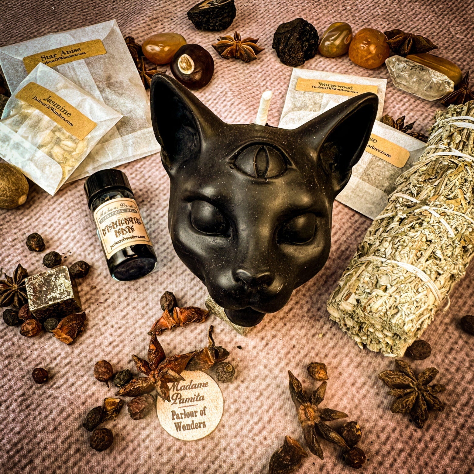 Psychic Eye Candle Spell Kit - Intuition & Psychic Abilities