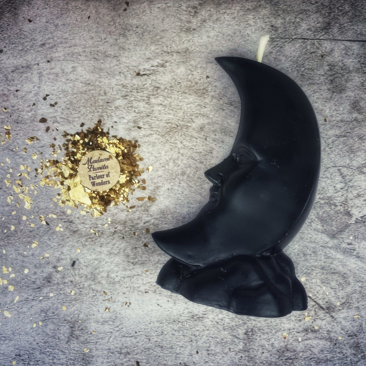 Crescent Moon Candle Spell Kit - Lunar Magic & Manifestation